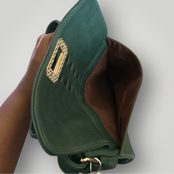 MIRA Collection Mint Green Studded Crossbody Bag - Picture 4 of 7